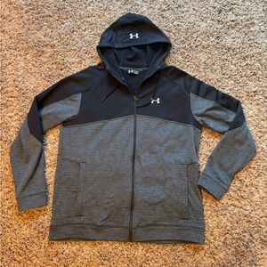 Men’s Under Armour Black and Gray Hoodie